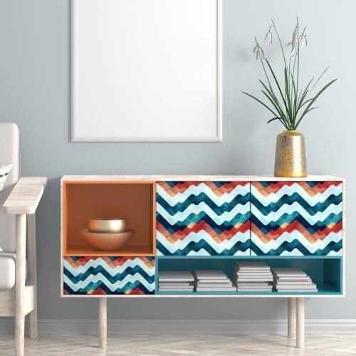 Adhesive film for furniture and walls, highest resolution, fit 30x500cm, wrapping kitchens cabinets tile furniture tables