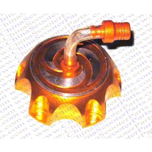 CNC Aluminum Alloy Gas Fuel Tank Cap Cover Dirt Pit Bike ATV Parts Golden
