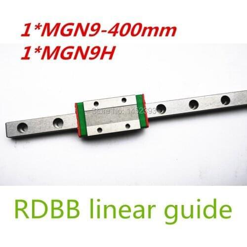 Express shipping 8 set of MGN9 400mm 350mm linear rail way + MGN9H Long linear carriage for CNC X Y Z Axis