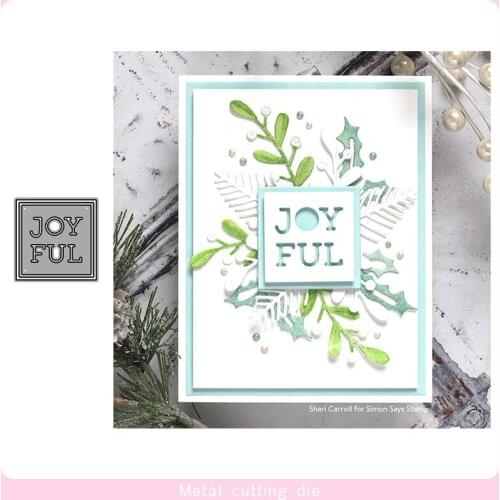 Mini joyful Frame Metal Cutting Dies for DIY Scrapbooking Photo Album Decorative Embossing Paper Card Crafts Die Cut 2019