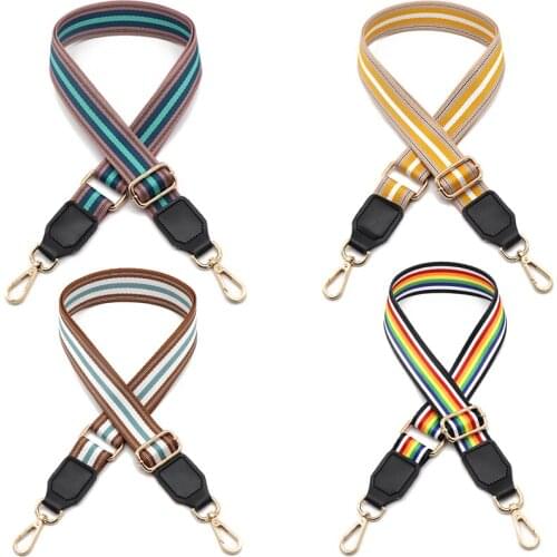 FASHIONS KZ Bag Strap For Women Colorful Rainboat Backpack Shoulder Bag Straps Band For DIY Handmade Bag Accessories KZ151376 #C
