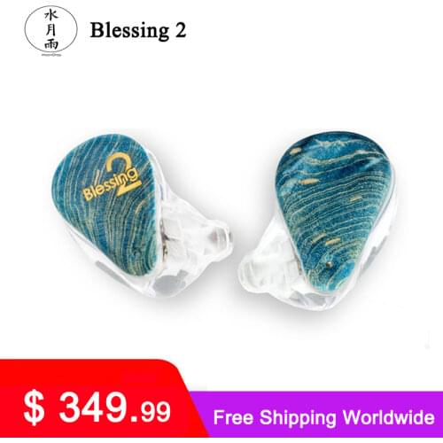 Moondrop Blessing 2 Hybrid Driver 1DD+4BA In-ear Earphone IEM with 2Pin 0.78mm Detachable Cable Blessing2