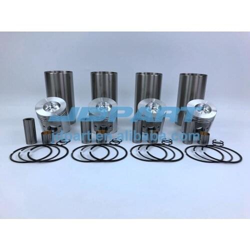 New 4TNE94 Liner Kit Piston + Rings + Liner For Yanmar Engine