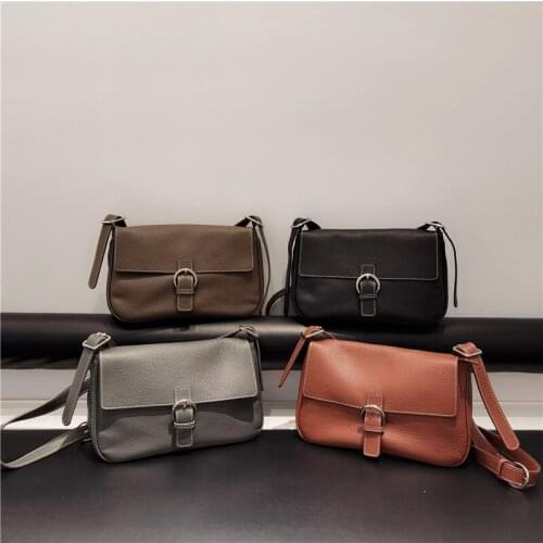 Cowhide casual underarm bag 2021 new fashion leather hand bag with shoulder bag