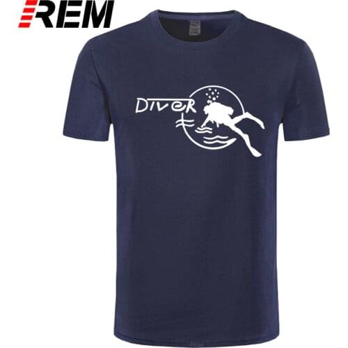 REM Fashion Cool Men T shirt Women Funny tshirt Vostok Scuba Dude Customized Printed T-Shirt