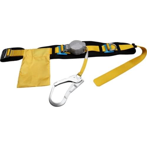 Single Waist Safety Harness Lanyard, Outdoor Roof Climbing Strap-Reliable and Durable