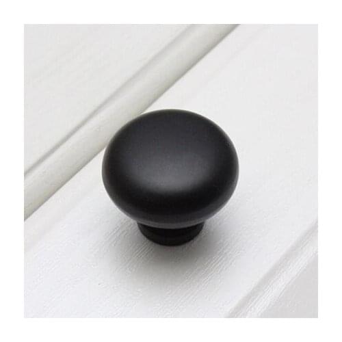 30mm drawer knob pull black kitchen cabinet handle pulls black dresser cupboard furniture knobs handles pulls