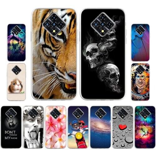 Silicone Phone Cases For Infinix Zero 8 X687 Covers Soft TPU Capa Bumper Phone Covers For Infinix Zero 8 Coque Ultra Thin