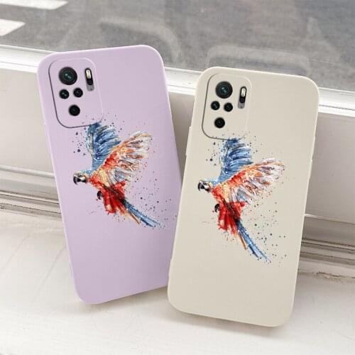Spread Wings Silicone Case For Xiaomi Redmi Note 10 10S 9T 9 8 7 Pro MAX Redmi 9 9A 9T K40 K30 K20 Pro Soft Phone Cover