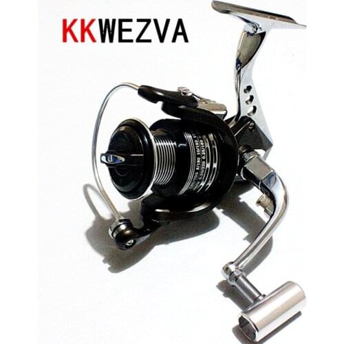 KKWEZVA Metal Body Folding Rocker 13 + 1BB Spinning Fishing Reel Carp Bass Sea Fishing Reel Fishing Tackle BE1000-4000 5.2: 1