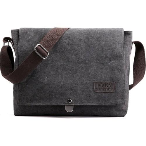 Mens Canvas Messenger Shoulder Crossbody Bags Man New Fashion Cross Body Bag Casual Solid high workmanship Male Bag 2021