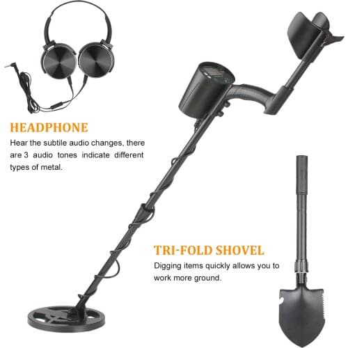 Precision Underground Metal Detector Gold Treasure Jewelry Finder Treasure Hunting Metal Detecting Tool with 7.8Inch Search Coil