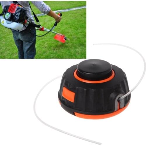Universal Garden Trimmer Head Line Pump 2 Lines Strimmer Brush Cutter Lawn Mower Gardening Tools Accessories Replacements