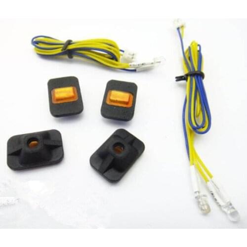 1/14 rc actros truck skirt plate DIY parts led decorative lights sets for tamiya 1:14 scale rc scania R470 R620 56323 trailer