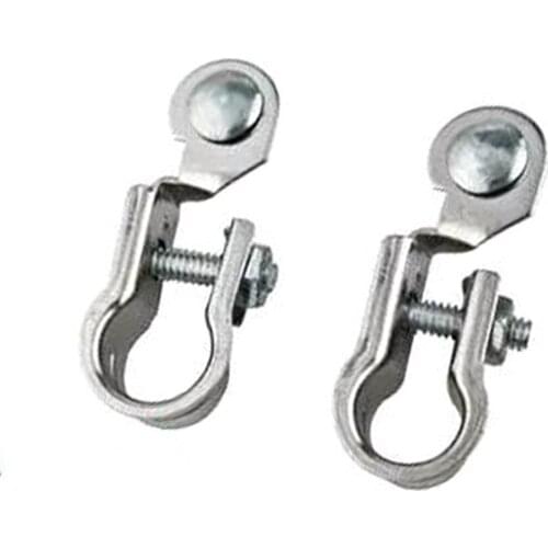 2pcs POS+NEG (19MM+17MM) Copper Car Battery Connector Motorcycle Battery Head Battery Terminal Pile Head