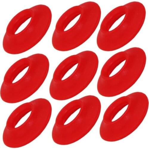 25 X Set Washer Gasket Rubber For Grolsch EZ Cap Swing Top Bottle Cap White/ Red