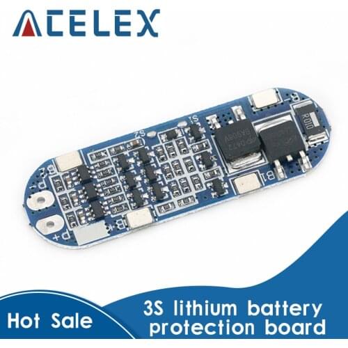 3S 10A Li-ion Lithium Battery 18650 Charger Protection Board 11.1V 12.6V