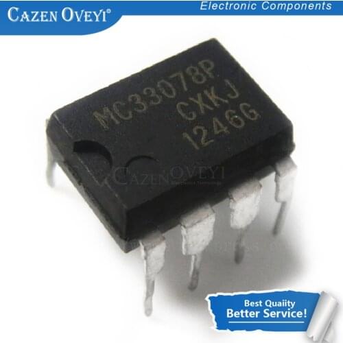 5pcs/lot MC33078P MC33078 DIP-8 In Stock