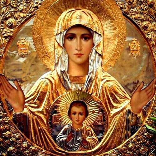 DIY 5D Diamond Painting Religious Cross stitch Kits Full Square Round Diamond Embroidery mosaic icon Rhinestones Decor Gift