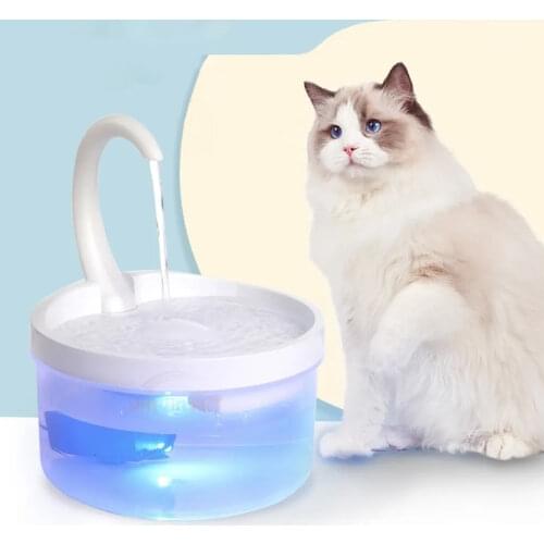 2021 New Intelligent Cat Drinking Water Fountain Automatic Circulating Water Dispenser food dispenser cat fountain bowl