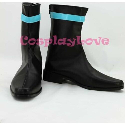 Black No brand girls Ayase Eli Cosplay Shoes Newest Custom Made Japanese Anime Lovelive! Boots