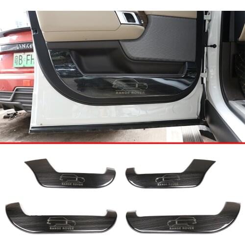 Car Door Anti-kick Protection Decorative Panel Cover For Land Rover Range Rover Vogue(Extended Model) 2018-2020 Car Accessories