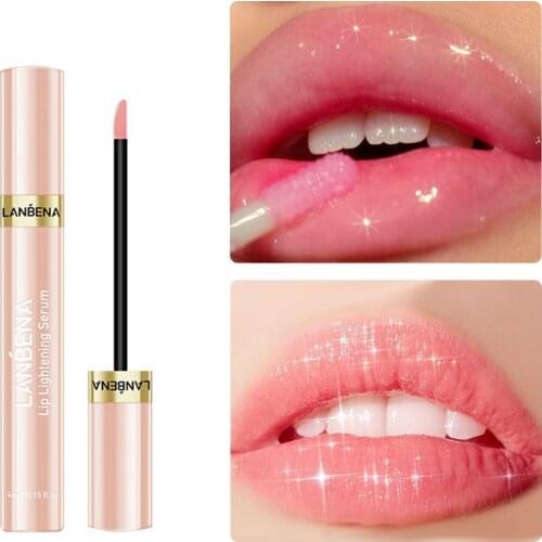 Lip Lightening Lipstick Lip Serum Cherry Moisturizing Remove Melanin Pink Lips Plumper Long Lasting Cosmetics Makeup 4ml