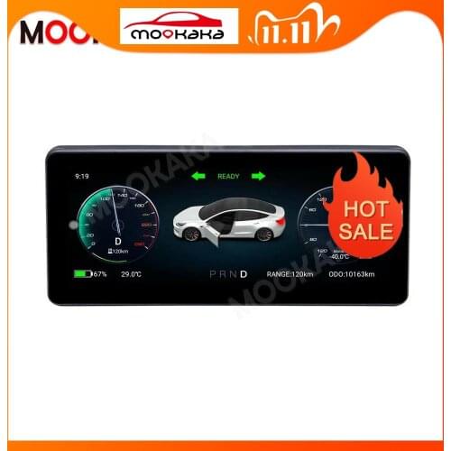 For Tesla Model 3 & Model Y Android LCD Dashboard Player Digital Car LCD Instrument Panel Modified and Upgraded Multifunctional