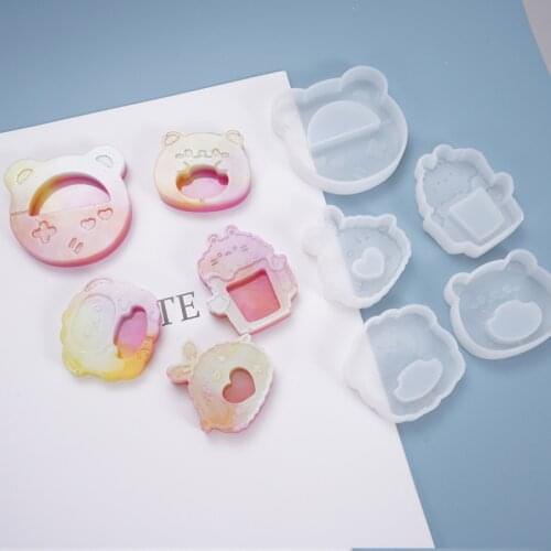 DIY Resin Epoxy Mould Quicksand Cute Doll Tuoma Beer Bottle Ornaments Quicksand Resin Mould