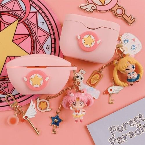 Cute Girls Earphone Cover for Sony WF-1000XM3 Case for WF-SP800N for WF-H800 Case TWS Wireless Bluetooth Headphone Silicone Case