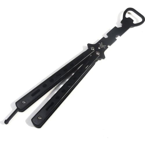 Trainer Butterfly Beer Bottle Opener Style Tool Multi-Purpose Bar Supplies Stainless Steel Kitchen Black