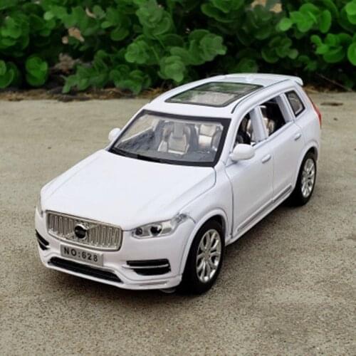 1:32 VOLVO XC90 SUV Alloy Car Model Diecasts & Toy Vehicles Metal Car Model Sound Light Collection Simulation Car Toys For Kids