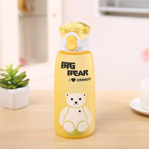 Cartoon Water Bottle My Bottle With Rope Tour Hiking Portable Climbing Camping Spores Drinking Shaker Bottles 500ml