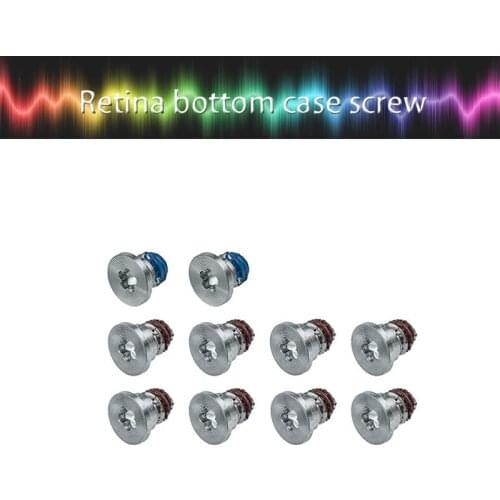 Brand New For Macbook Pro Retina A1398 A1425 A1502 Laptop Bottom Case Screw set 50pcs / 5sets