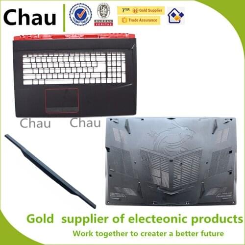 New For MSI GE73 GE73VR TOP COVER Palmrest Upper Case/ Laptop Bottom Base Case Cover 3077C1C216HG01