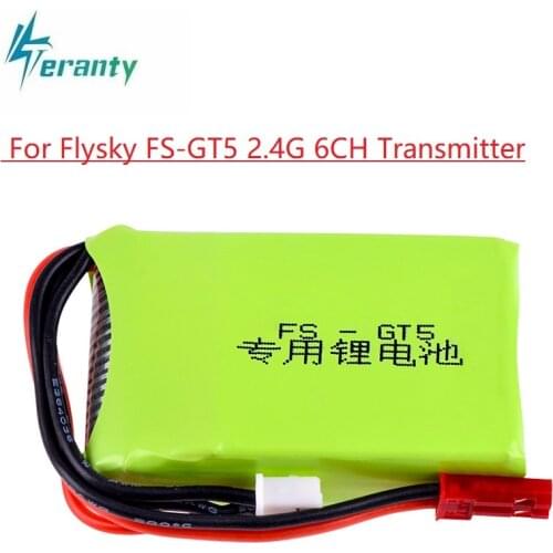 Upgrade 7.4v 1500mah 2S RC Lipo Battery Fits for Flysky FS-GT5 2.4G 6CH Transmitter for RC Car Boat Remote Control Accessories