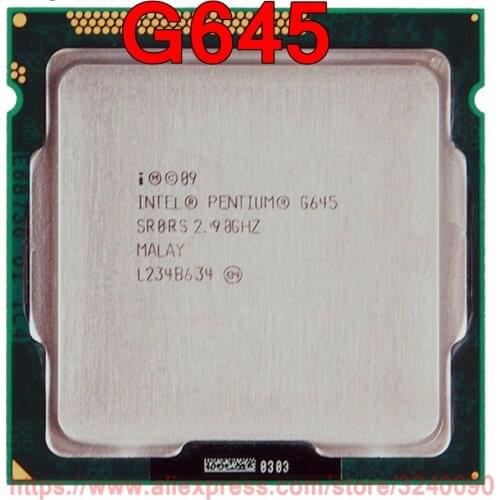 Original Intel CPU Pentium G645 Processor 2.90GHz 3M Dual-Core Socket 1155 free shipping speedy ship out