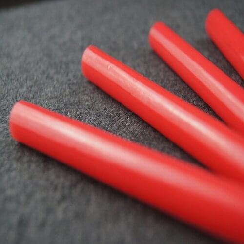 Hot Melt Glue Stick Bright Red Lacquer Wax DIY Gift Box Seal Christmas Valentines Day Wine Bottle Cap Painting 7*200mm*25PCS