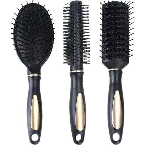 Hairdressing Comb Anti-static Scalp Massage Rib Combs Hair Roller Brush Portable Professional Home Salon Hair Styling Tools