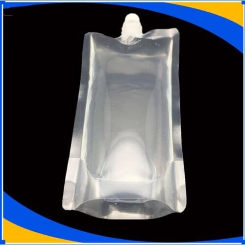 DHL 10*17cm 250ml 1000Pcs/ Lot Jelly Clear Poly PE Doypack Storage Bag Juice Milk Liquid Empty Stand Up Plastic Spout Pack Pouch