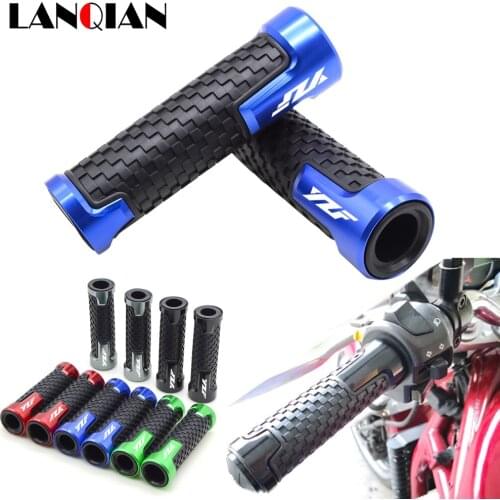 7/8 22MM Motorcycle Handlebar Grips Hand Bar Grips For Yamaha YZF R1 R1M R3 R6 R15 R25 R125 1999-2019 2018 Aluminum Accessories
