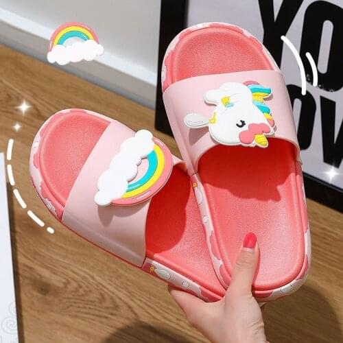LLUUMIU women Slippers Summer Bathroom Bath Couple Indoor Non-Slip Parent-Child Childrens Slipper Soft Bottom slides for women