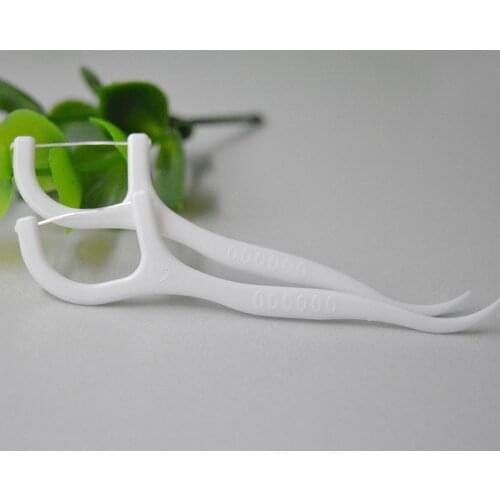 Round wire floss stick classic polymer floss line sign bulk 3