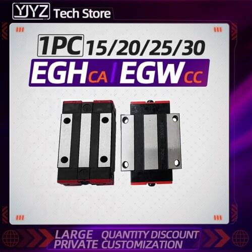 Linear guide rail block EGH15CA EGW15CC EGH20CA EGW20CC EGH25CA EGW25CC EGH30CA EGW30CC linear block carriage for CNC parts