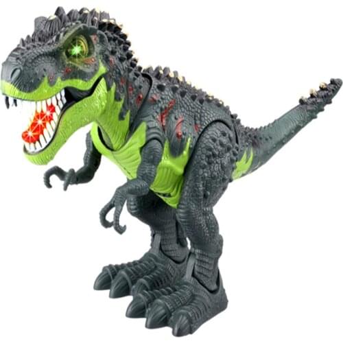 Kids Best Friend Electric Toy Simulation Tyrannosaurus Rex Walking Dinosaur 48CM Big Size Electric Dinosaur With Light Sound