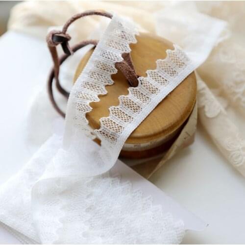 1 Meter/lot Width 15cm Milk White High Quality Elastic Lace Trim Ribbon Craft DIY Clothing Dress Underwear Lingerie Accessories