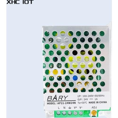 AC-DC Switching Power Supply Module 24W Output Power100-250VAC To DC24V 1000mA DIP AP21-24W24N White Aluminum Alloy Shell