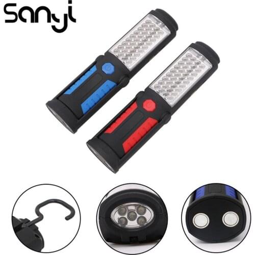 36+5 LED Flexible Hand Torch Flashlight Work Inspection Light USB Rechargeable Durable Magnetic Hook Stand USB Rechargeable Lamp