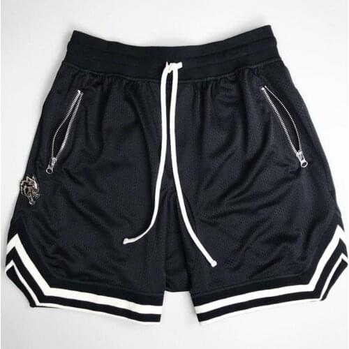 2020 summer shorts mens basketball sports thin fitness shorts mens breathable mesh comfortable jogging beach pants