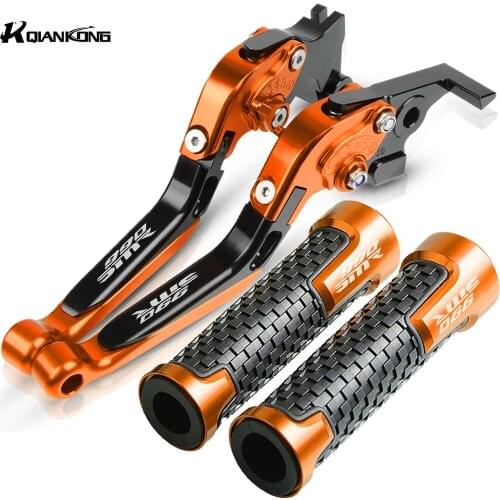 Motorcycle CNC Folding Adjustable Brake Clutch Levers Handle Handlebar Grips For 990SMR 990 SMR 2009 2010 2011 2012 2013